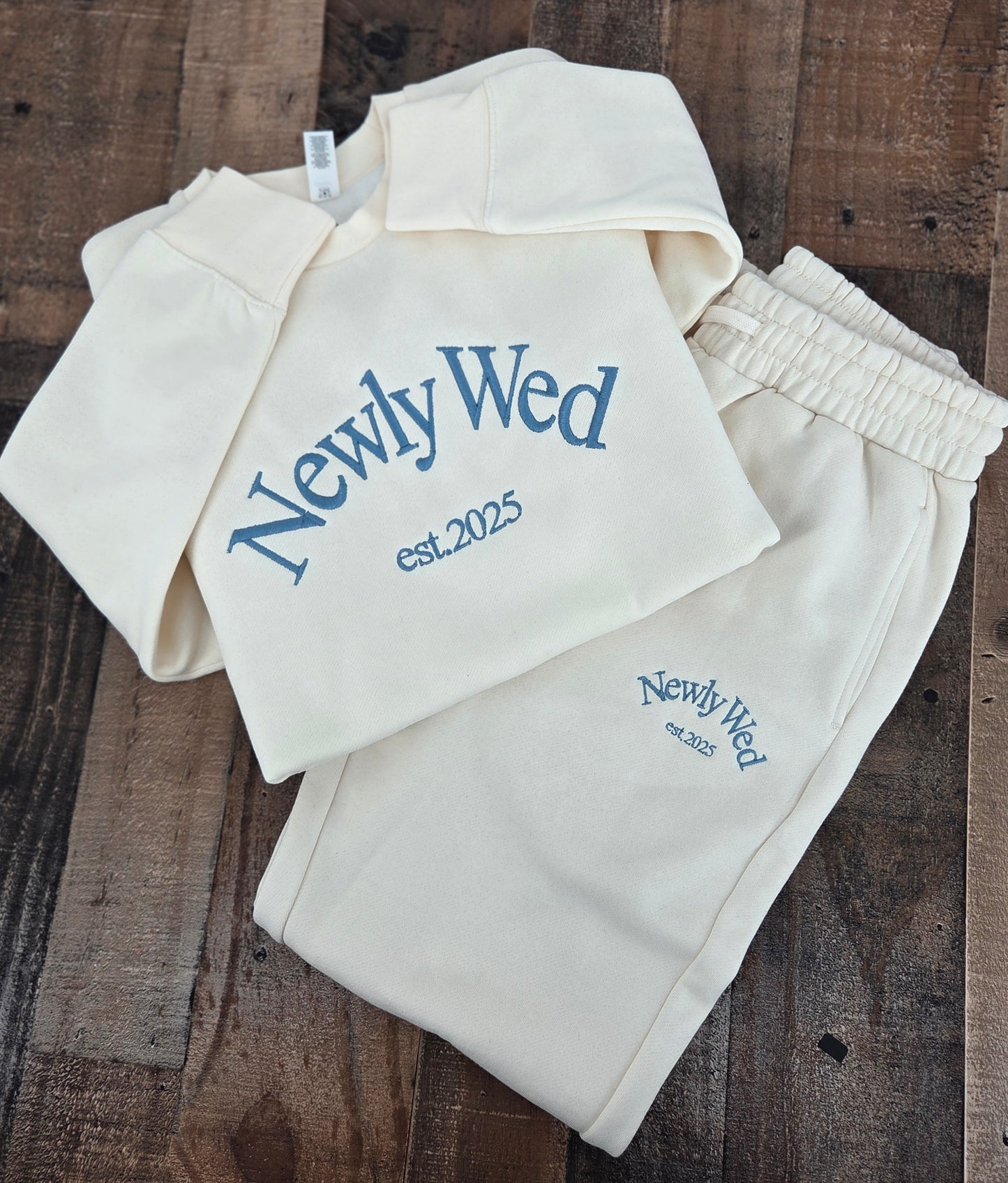 Personalized Newlywed Embroidered Tracksuit