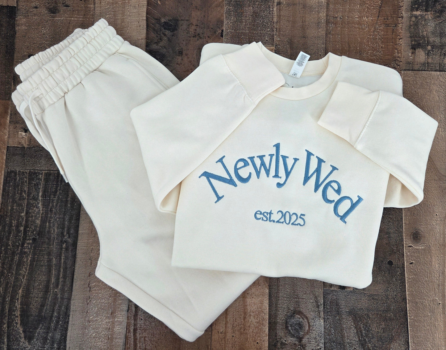 Personalized Newlywed Embroidered Tracksuit
