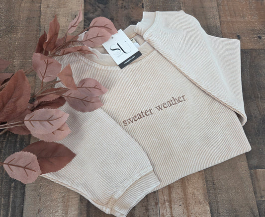 Sweatshirt Weather Corduroy Crewneck